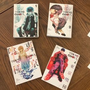 Tokyo Ghoul Vol 1-4 (in English)